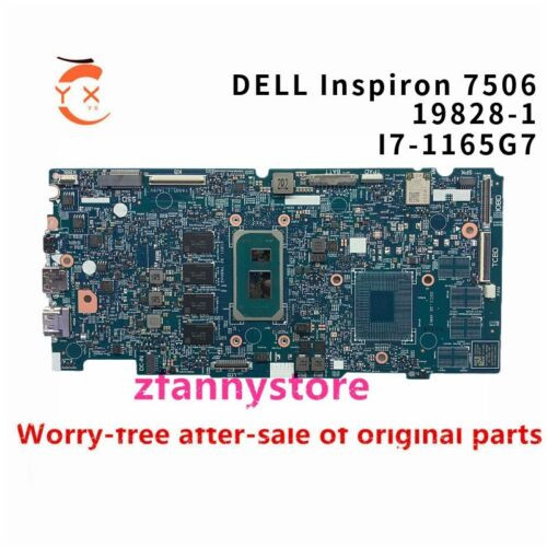 For Dell Inspiron 7506 Laptop Motherboard I7-1165G7 19828-1 Yvm6C 0Yvm6C
