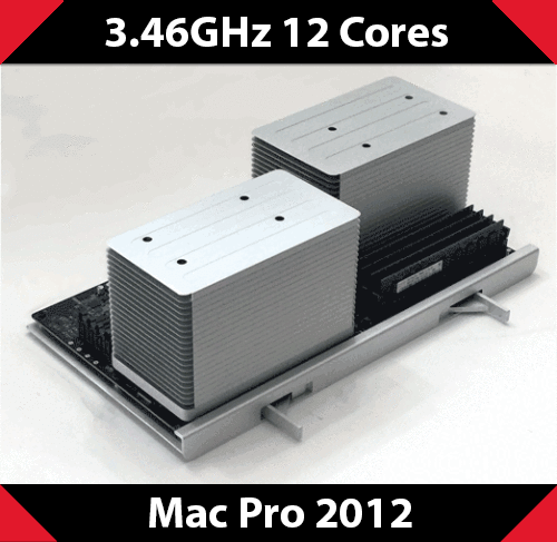 2012 Mac Pro | Cpu Tray | 3.46Ghz  12-Cores  | Model Id 5,1 | 96Gb Ram