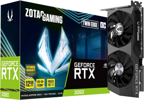 Gaming Geforce Rtx 3060 Twin Edge Oc 12Gb Gddr6 192-Bit 15 Gbps Pcie 4.0 Graphic