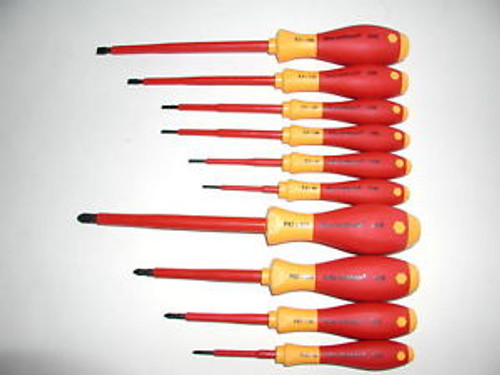 Wiha 10pc. Electricians Insulated Screwdriver Set 32093