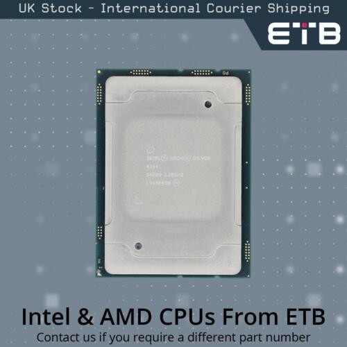 Intel Xeon Silver 4214 2.20Ghz 12-Core Cpu  P/N: Srfb9