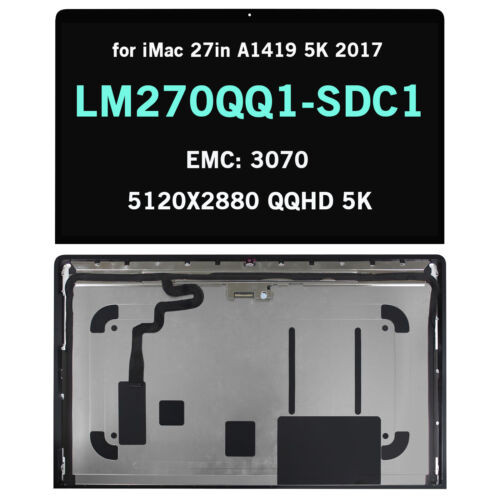 For Apple Imac A1419 2017 Lm270Qq1-Sdc1 P3 5K Ips Led Lcd Panel Display Assembly