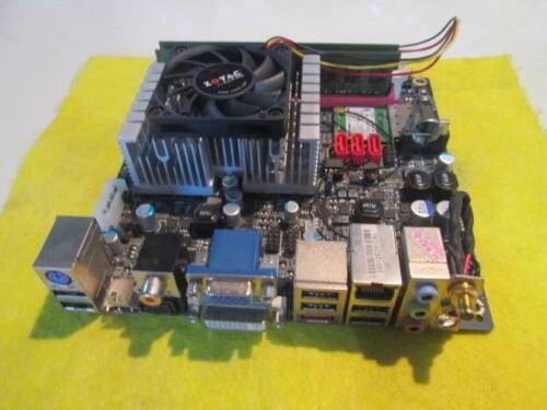 Zotac Geforce 9/Dx10 Mini Board W/ Cpu & 4Gb Ram Hdmi Wifi Dui Vgalan Usb