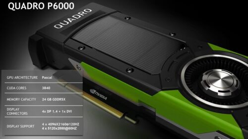 Pny Nvidia Quadro P6000 24Gb Video Card 