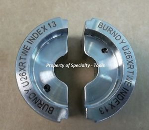 Burndy U26XRT Stainless Crimper Crimping U die 2/0 CU 1/0 FLEX Hydraulic crimp