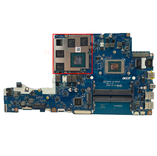 La-K831P For Acer A715-42G Motherboard R7-5700U Cpu N18P-G61-A-A1 4Gb Nbqay11004