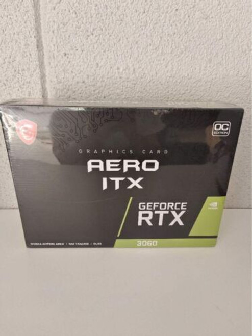 Msi Geforce Rtx 3060 Aero Itx 12G Oc Graphics Board Vd7849 Unopened Brand New!