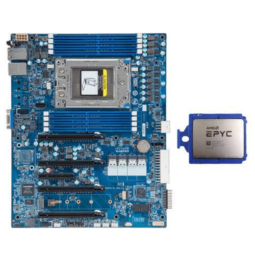 Gigabyte Mz01-Ce1 Atx Server Mainboard Amd Epyc 7551P 32 Cores 64 Ths