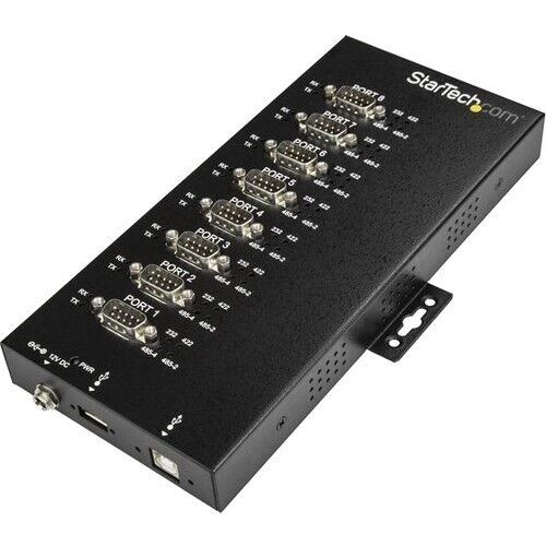 Startech.Com 8-Port Industrial Usb To Rs-232/422/485 Serial Adapter - 15 Kv Esd