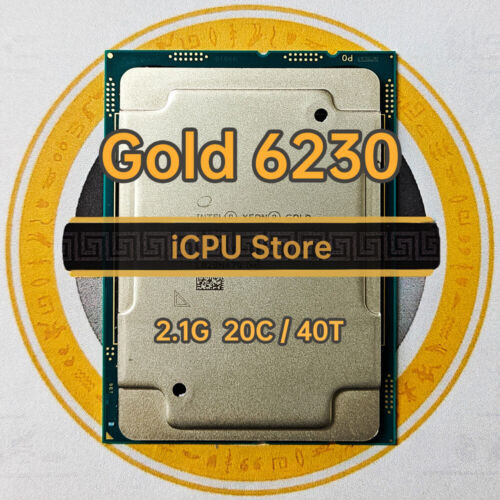 Intel Xeon Gold 6230 Srf8W 2.1Ghz 20Cores 40Ths 27.5Mb 125W Lga3647 Cpu