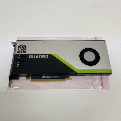 Nvidia Quadro Rtx 4000 8Gb Gddr6 Pcie 3X Dp  1X Type C - Bent Bracket