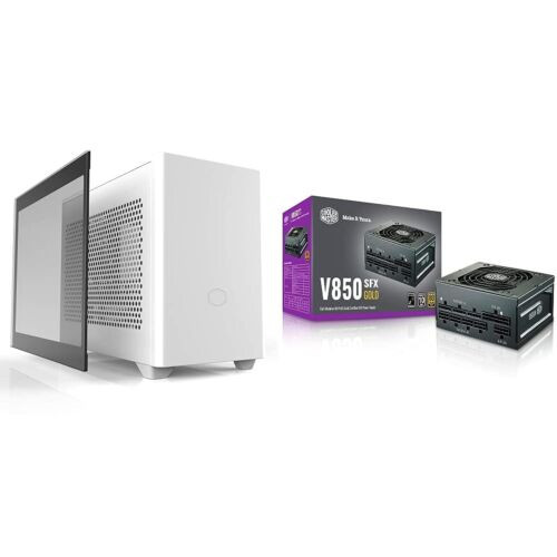 Cooler Master Nr200P White Sff Small Form Factor Mini-Itx Case With Tempered G