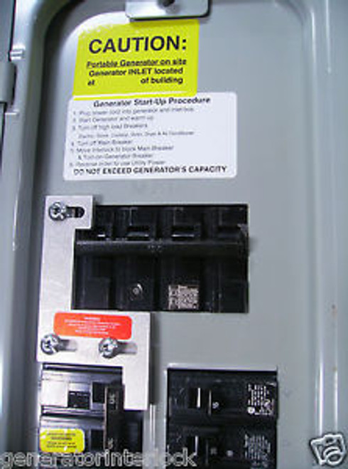 ITE-200 Murray, Siemens or ITE Generator interlock kit 150 or 200 Amp Panels