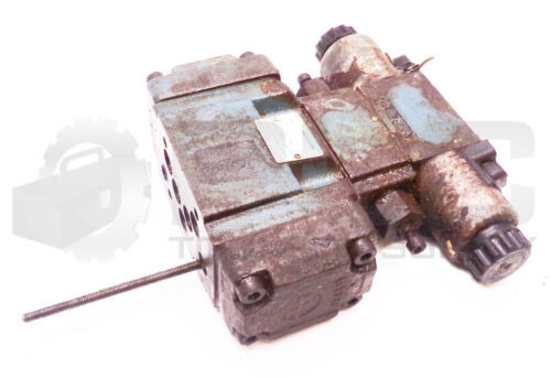 Rexroth 4Weh10D44/Of6Eg 24N9Ets2Dk24L Valve Stack W/ 021163 A309 Coil