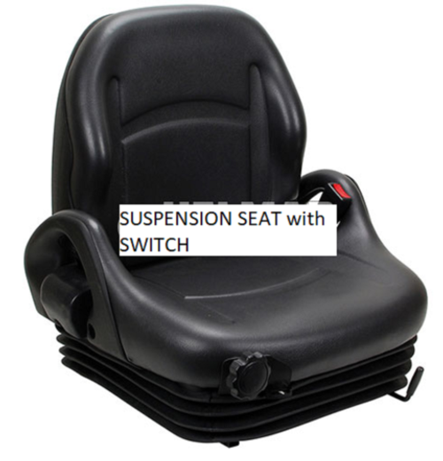 Suspension Molded Seat W Switch Caterpillar P4000 P5000 P6000 P3000 P3500 C5000