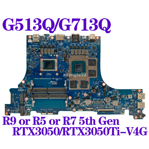 Motherboard For Asus G513Qc G513Qe G513Qm G513Qr G713Qc G713Qe G713Qm G713Qr