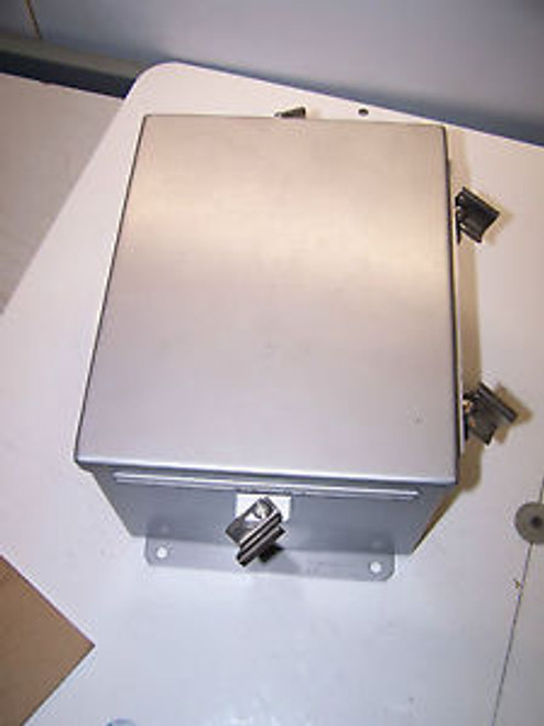 NEW MCKINSTRY STEEL ENCLOSURE 10X8X6 NEMA 1 INDOOR W/O BACKPLATE