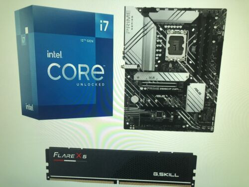 Intel Core I7 12700K & Asus Z690-P Prime Wifi  & G.Skill Ddr 5-5600-New
