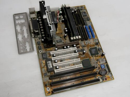 Gigabyte Ga-6Bxu, Socket 370 + Pentium Iii 500Mhz + Sdram 256Mb, Rare, Working