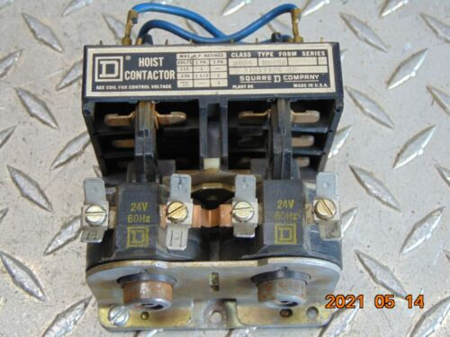 Square D 8965 R01S6 Ser D Hoist Contactor Free Shipping