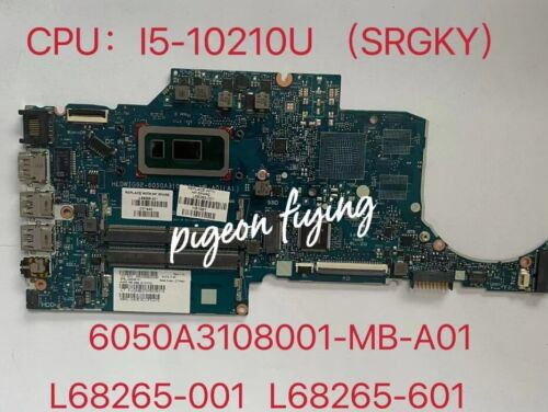 For Hp 14-Cf 14-Ck 14S-Cf 14S-Cr Cpu:I5-10210U L68265-001 Laptop Motherboard