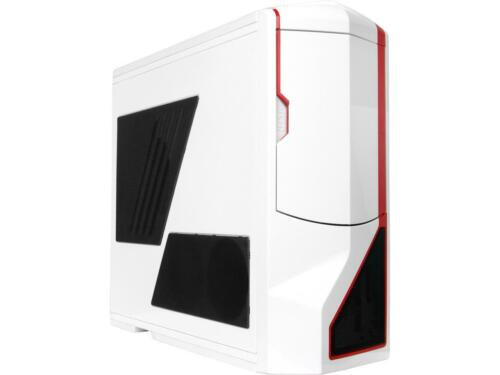 Nzxt Phantom Phan-003Rd White / Red Steel / Plastic Atx Full Tower Computer Case