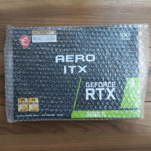 Msi Geforce Rtx 3060 Ti Aero Itx 8G Oc Lhr Graphics Board Vd7849 8Gb Gddr6 New