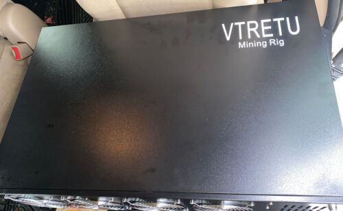 Mining Rig Kit 8 Gpu Slot Miner Frame Kit W/ Motherboard Psu Cpu Ram Fans No Gpu