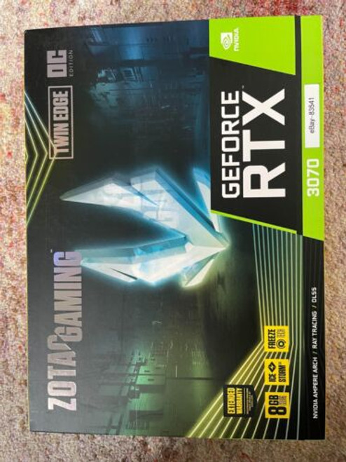 Nvidia Zotac Gaming Geforce Rtx 3070 Twin Edge Oc