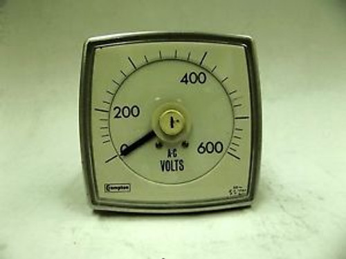 016 03AA-LSSJ Crompton AC Amperes Panel Board Voltmeter