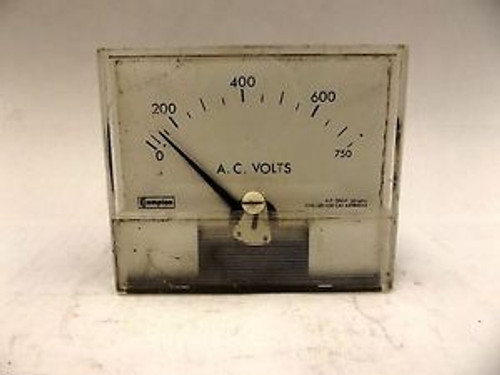 225-020 A59B80A5 Crompton AC Volts Panel Board Voltmeter