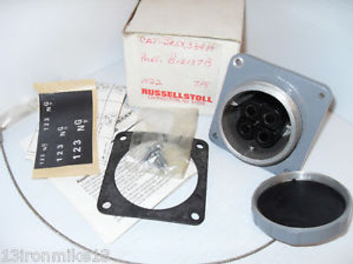 New T&B Russellstoll Jrsx334H 30-Amp Pin&Sleeve Receptacle 30A 600V Thomas Betts