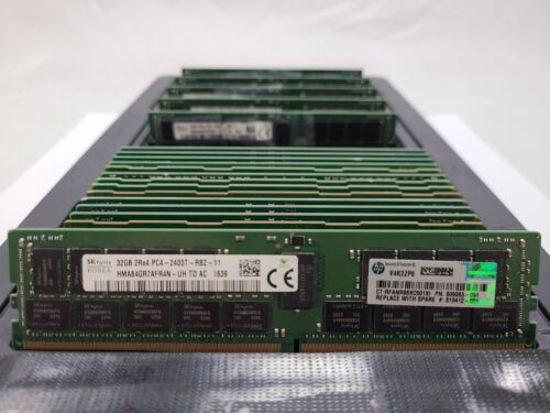 Lot 25 Hynix Samsung Kingston 32Gb Ddr4 Pc4-2400 19200 Ecc Reg Server Memory Ram