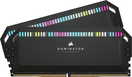 Corsair Dominator Platinum Rgb Ddr5 Ram 64Gb (2X32Gb) 6600Mhz Cl32 Intel Xmp Icu