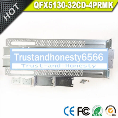 1 Set New Qfx5130-32Cd-4Prmk Rack Mount Bracke For Juniper Qfx5130-32Cd-D-Afi