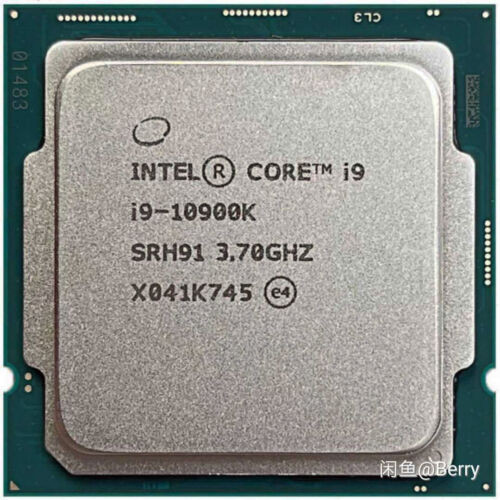 Intel Core I9-10900K 3.7-5.3Ghz 10 Cores 20Thr 125W Lga1200 Cpu Processor