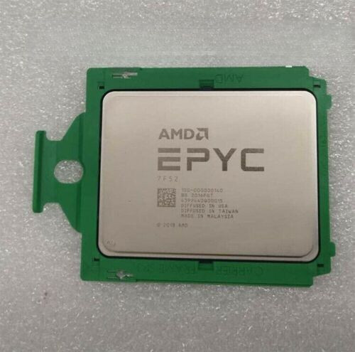 Amd Epyc 7F52 Cpu Processor 16 Cores 32 Ths 3.5Ghz Up To 3.9Ghz 240W