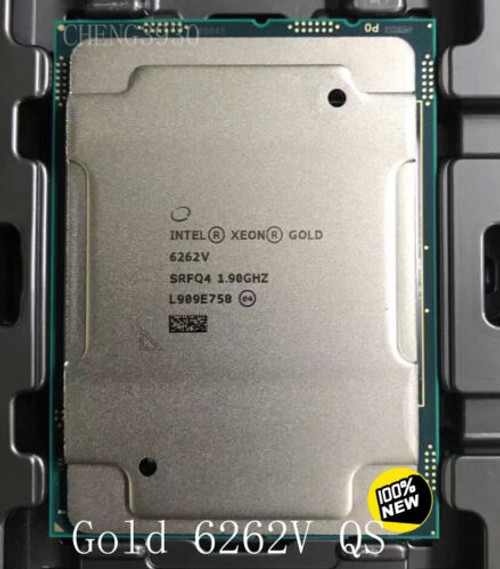 Intel Xeon Gold 6262V Qs 24-Core 1.90-3.60Ghz 33Mb 135W Lga-3647 Cpu Processor