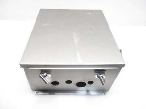 ROBROY K-1056 STAINLESS 14 IN 12 IN 6 IN WALL-MOUNT ELECTRICAL ENCLOSURE D486790