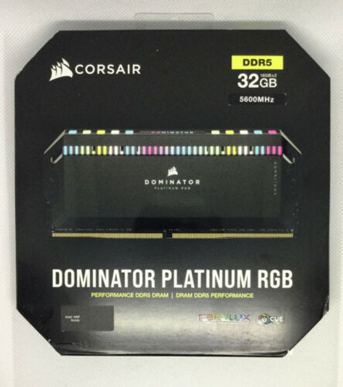 Corsair Dominator Platinum Rgb 32Gb(2X16 Gb) 5600Mhz Ddr5 C36 Memory New In Hand