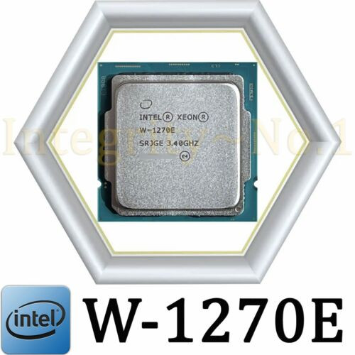 Intel Xeon W-1270E Srjge 3.40Ghz 8-Core 16-Ths 16Mb Lga-1200 Cpu Processor