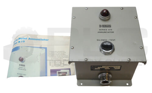 New Ronan X19-Hs-115-1 Annunciator 115V 3A 60 Cycles X19