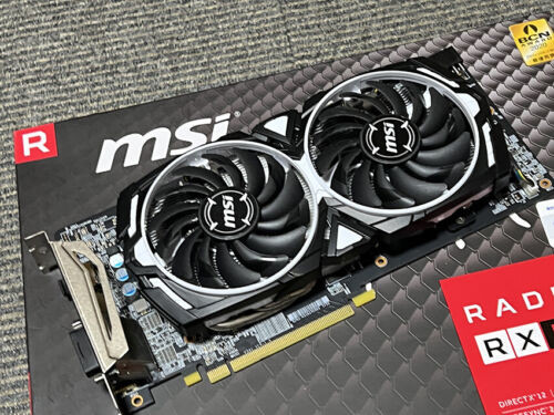 Msi Radeon Rx580 Armor 8G Oc J Graphics Card Vd7266 Tested Used From Japan F/S