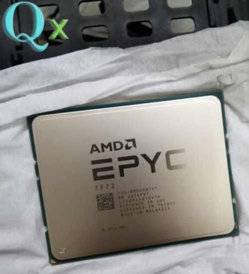 Amd Epyc Rome 7F72 Sp3 Cpu Processor 100-000000141 24-Core 3.20Ghz 192Mb 240W