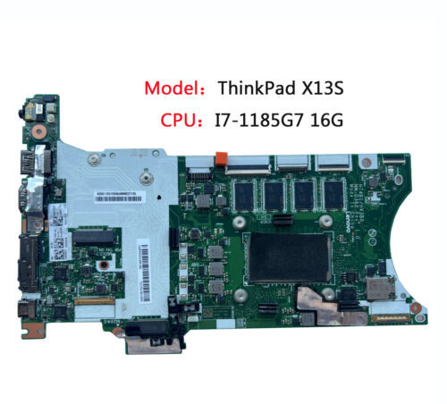 Motherboard  For Lenovo Thinkpad X13S I7-1185G7 16G Sb21C53042
