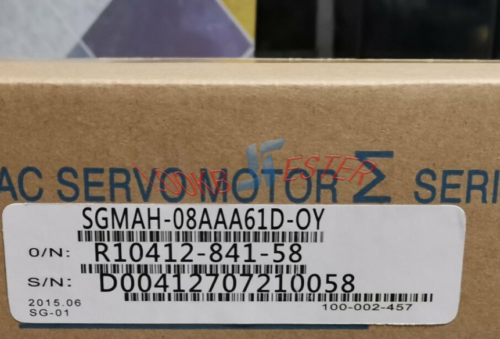 New 1Pc Yaskawa Servo Motor Sgmah-08Aaa61D-0Y