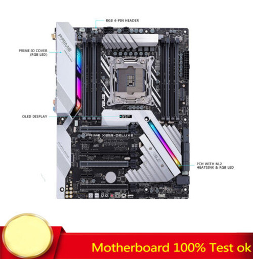 100% Testeded For Asus Prime X299-Deluxe Motherboard Lga 2066 Ddr4