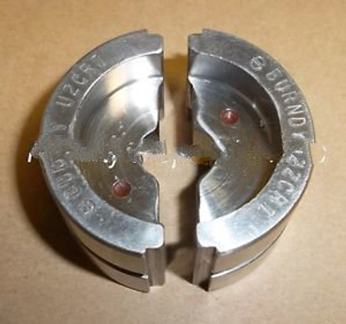 Burndy U2CRT crimping #2 Str CU index 10 crimp die Hydraulic U type 12 TON