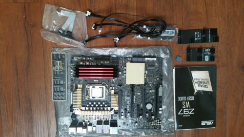 Asus Z97-Ws Motherboard With Cpu And Memory