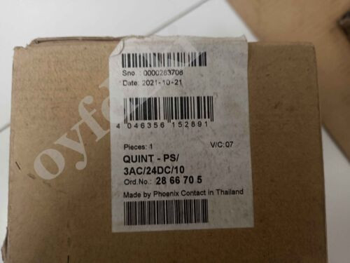 1Pcs New  Quint-Ps/3Ac/24Dc/10